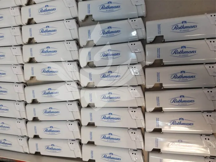 Printed boxes in a large run