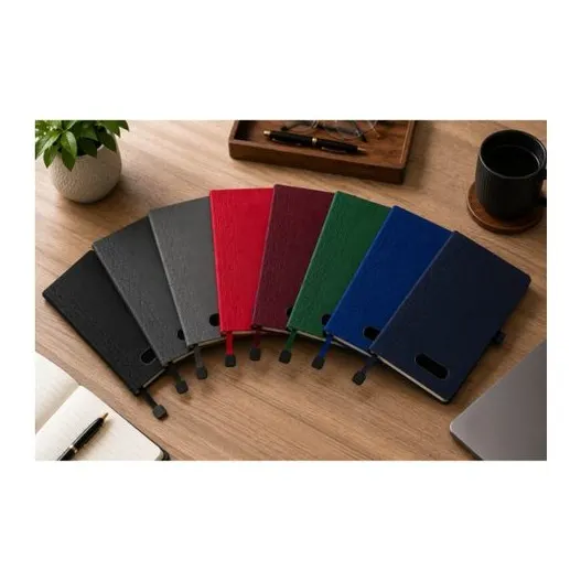 A5 notebook with ribbon marker and pen loop 155