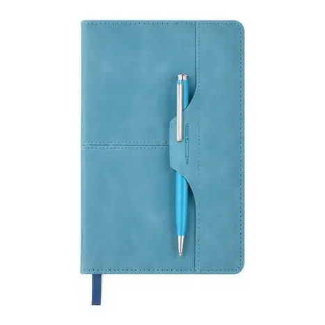 A5 notebook with ribbon marker and pen loop 158