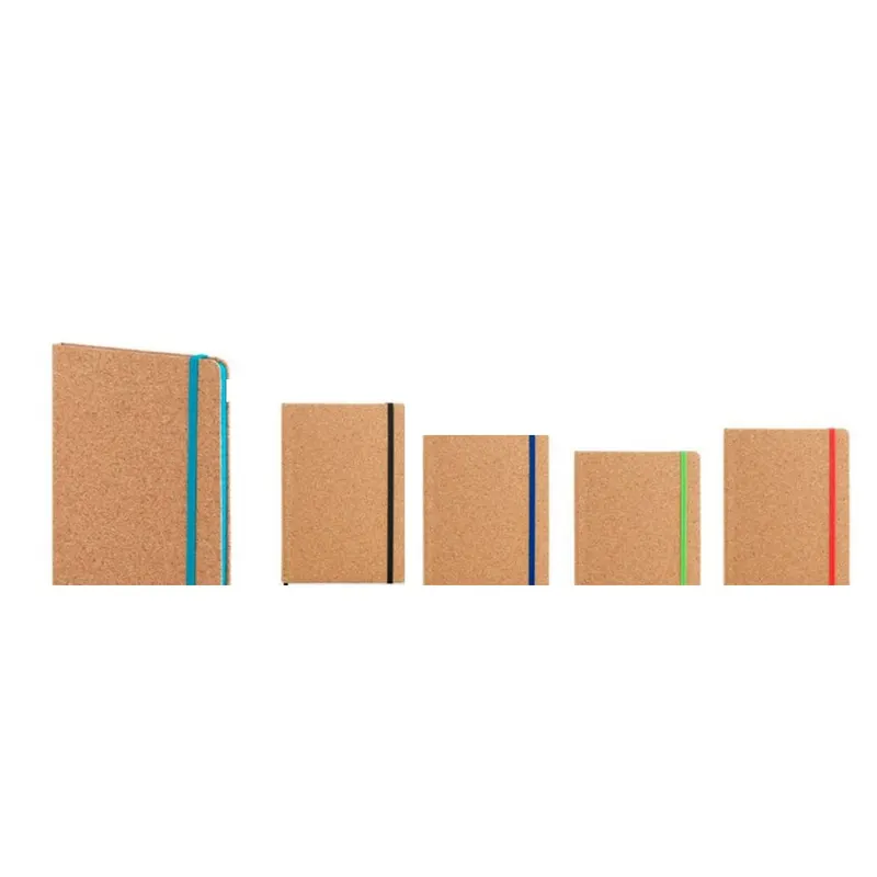 A5 notebook with elastic band and ribbon marker 127