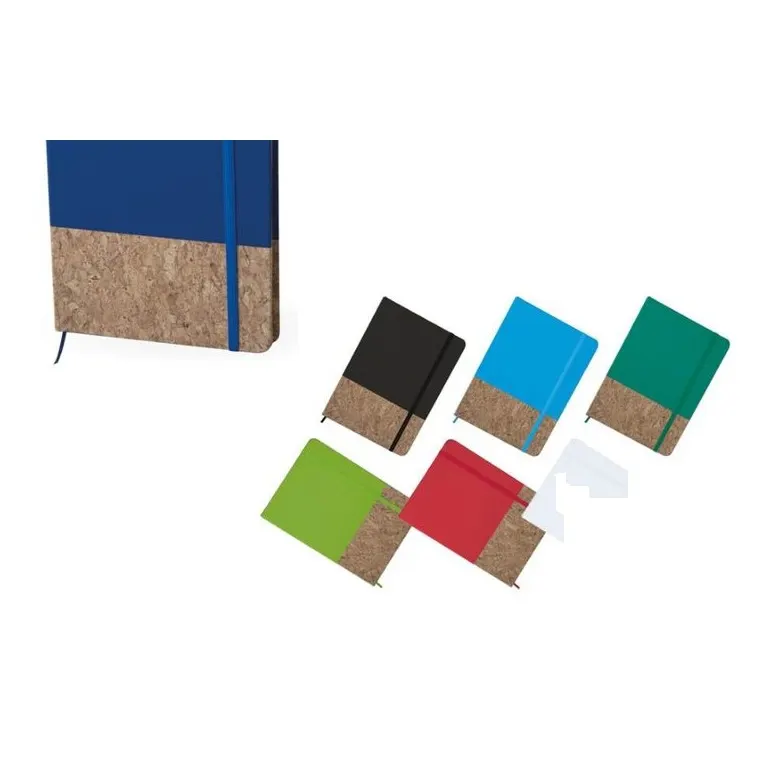 A5 notebook with elastic band and ribbon marker 20