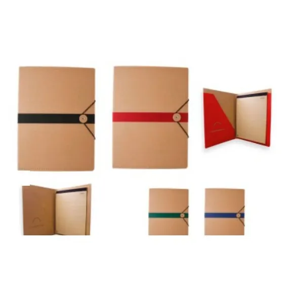 Eco folder with elastic band E001