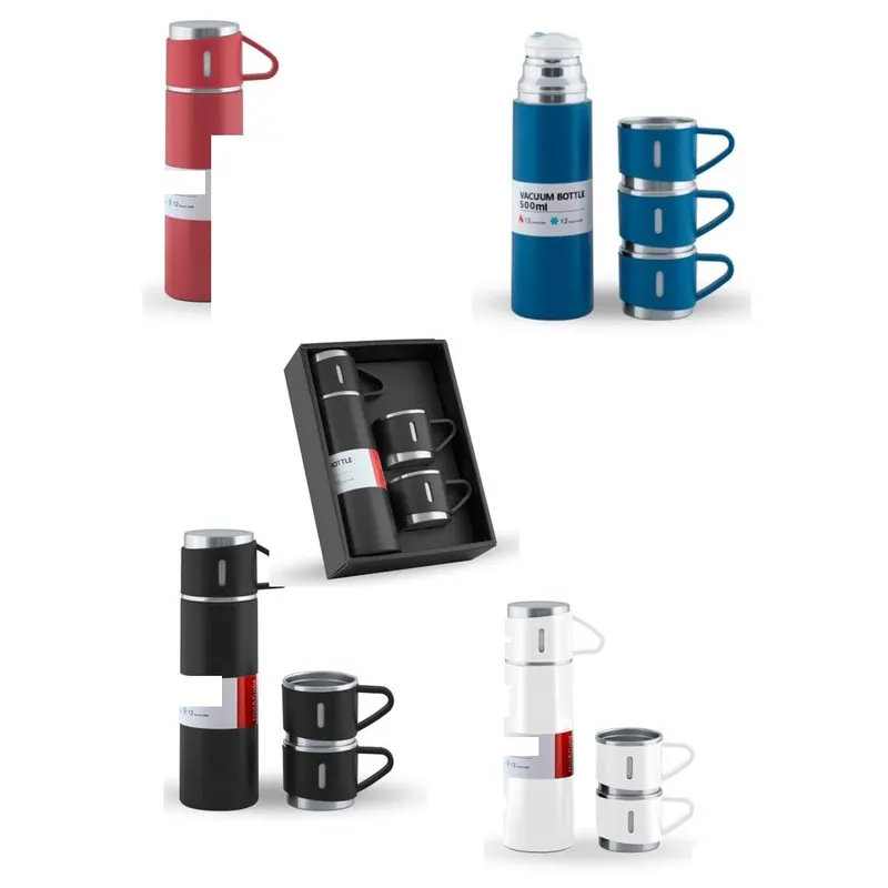Flask and cups gift set TH-10