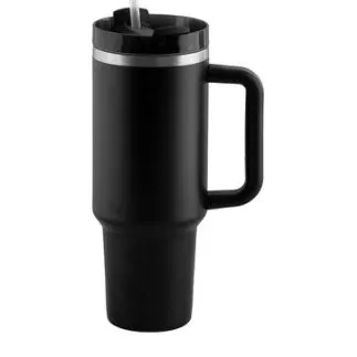 Travel mug with straw th23