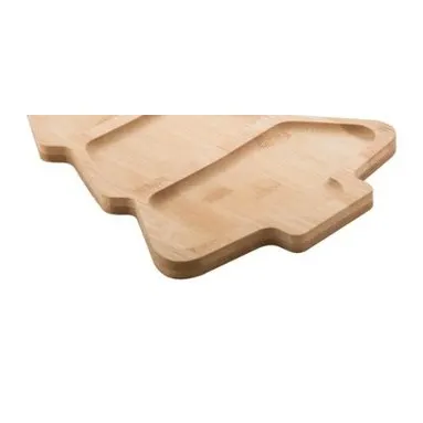 Christmas tree-shaped bamboo serving board bp88