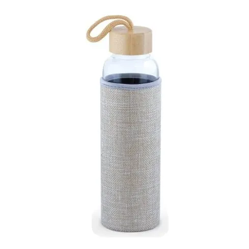 Sports bottle with linen sleeve 1